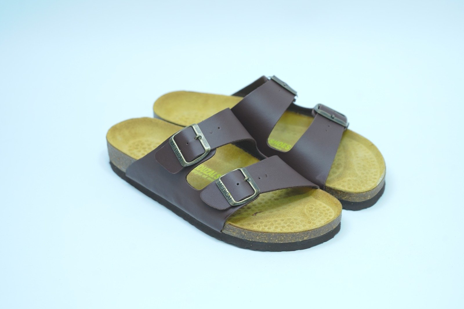 صندل جلد طبيعي أنيق – بني (Marron) - Image 4